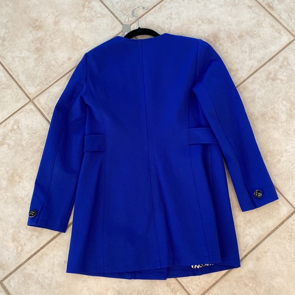 Ponte novelty button topper jacket, long sleeve - Picture 5 of 6